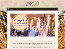 Tablet Screenshot of ouryogahome.com